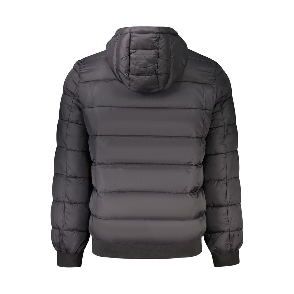 Pepe Jeans Black Polyamide Jackets & Coat | Regal Royce