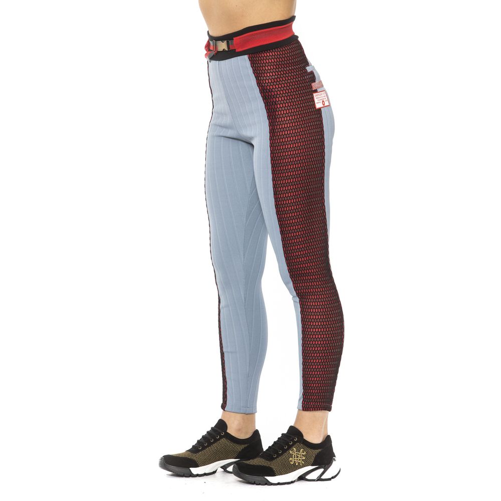 Mr&Mrs Italy Light Blue Cotton Women Leggings | Regal Royce