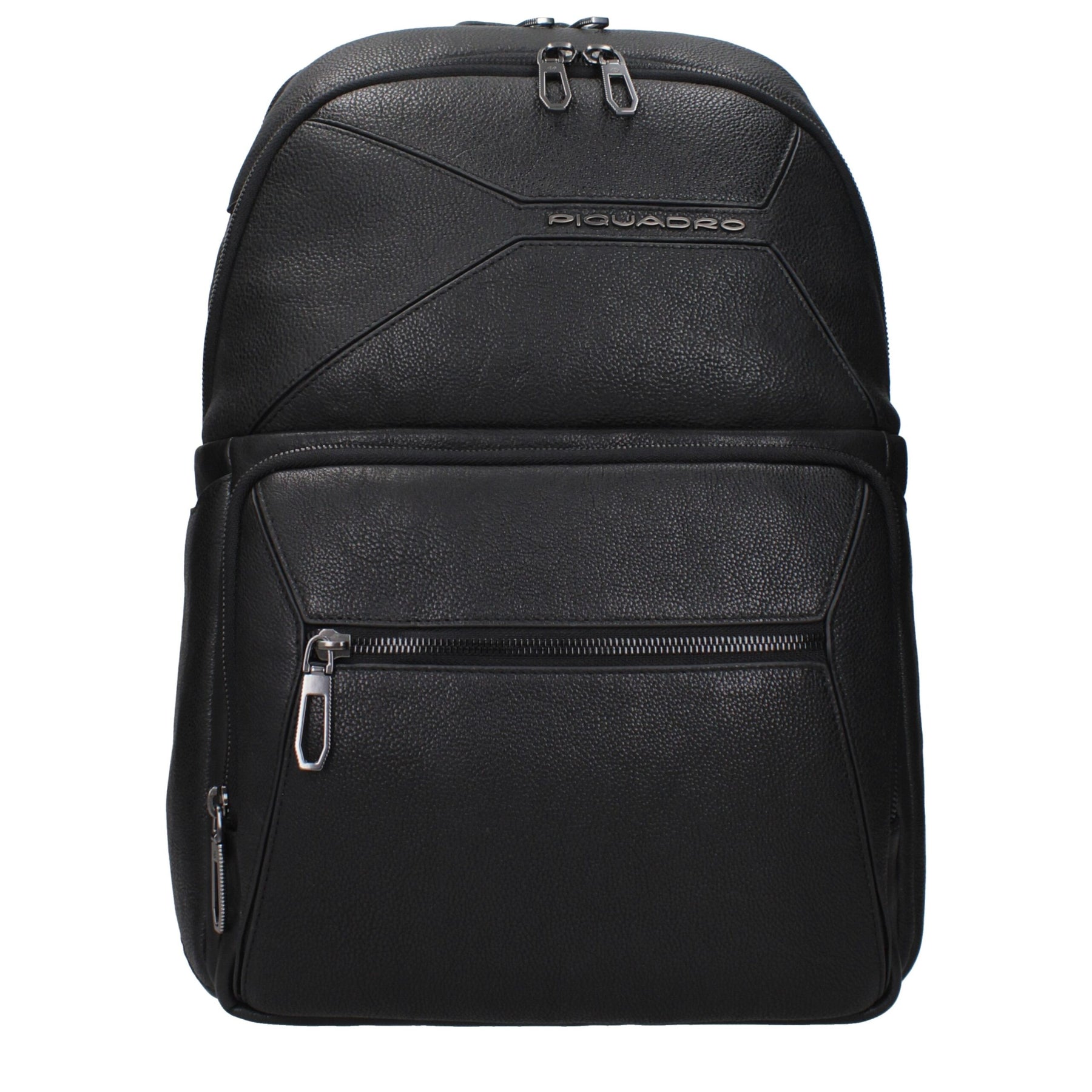 Piquadro Black Leather Backpack | Regal Royce