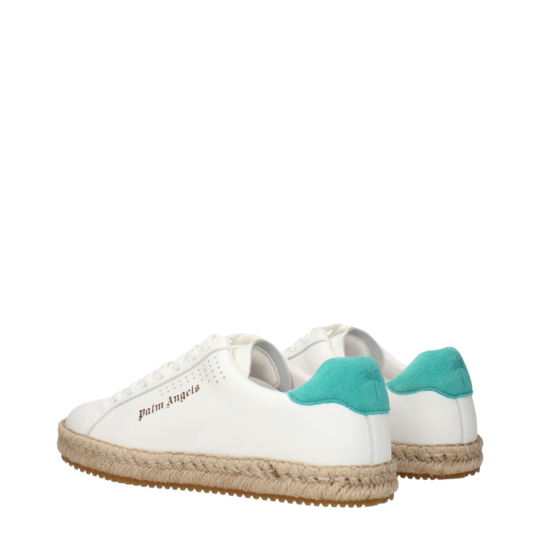 Palm Angels White Leather Low Top Sneakers | Regal Royce