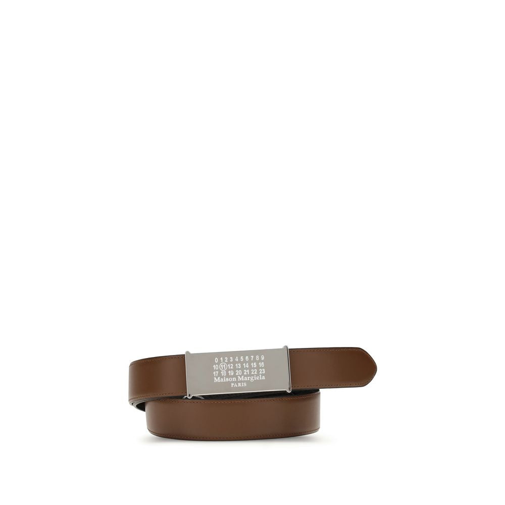 Margiela Brown Leather Regular Belt | Regal Royce