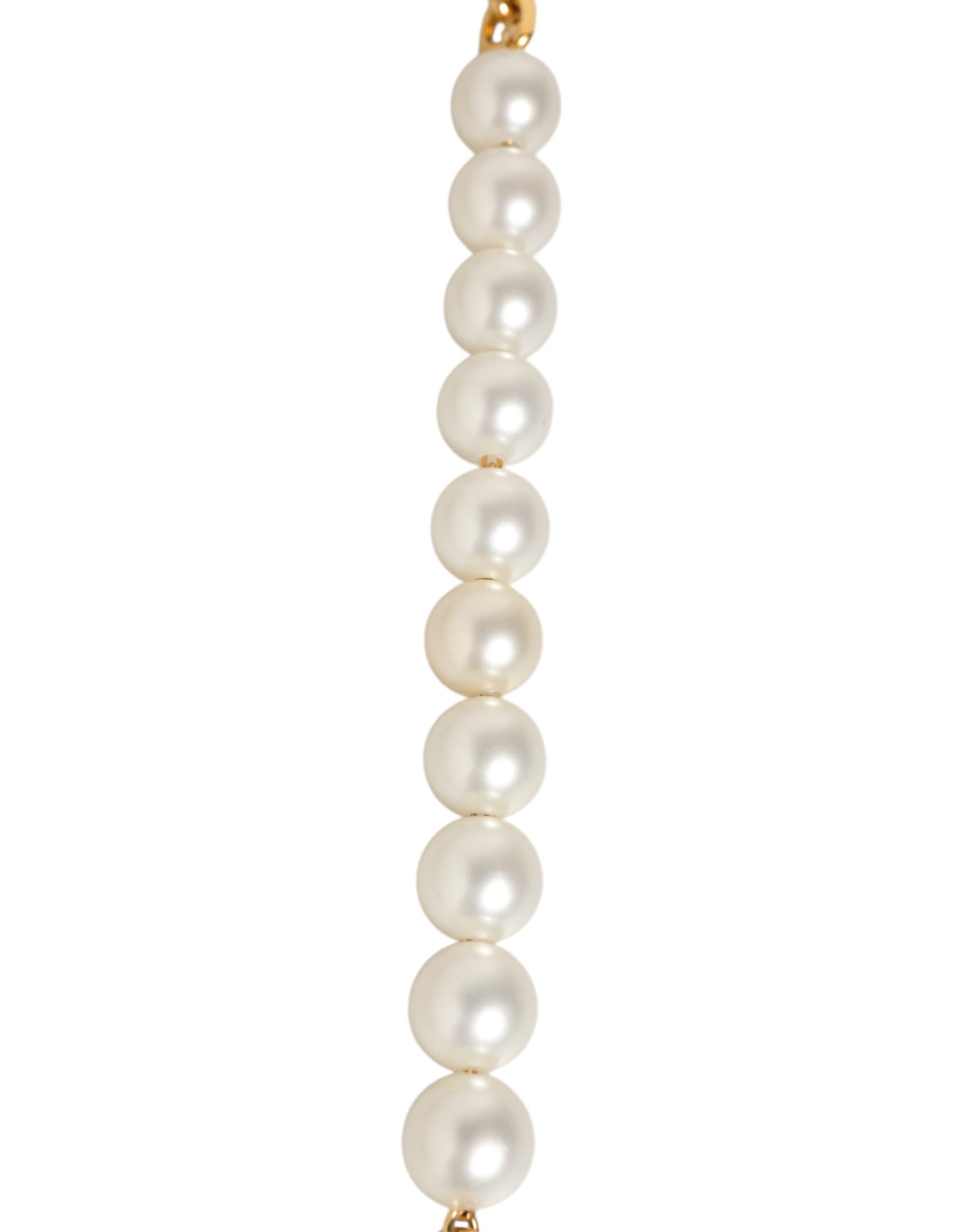 Dolce & Gabbana Black Leather Gold Chain Bag Accessory Shoulder Strap | Regal Royce