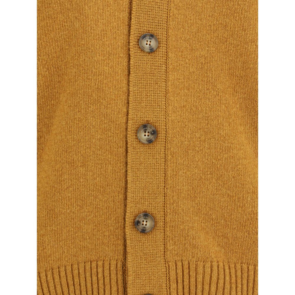 Brooksfield Bicolor Fleece Wool Cardigan | Regal Royce
