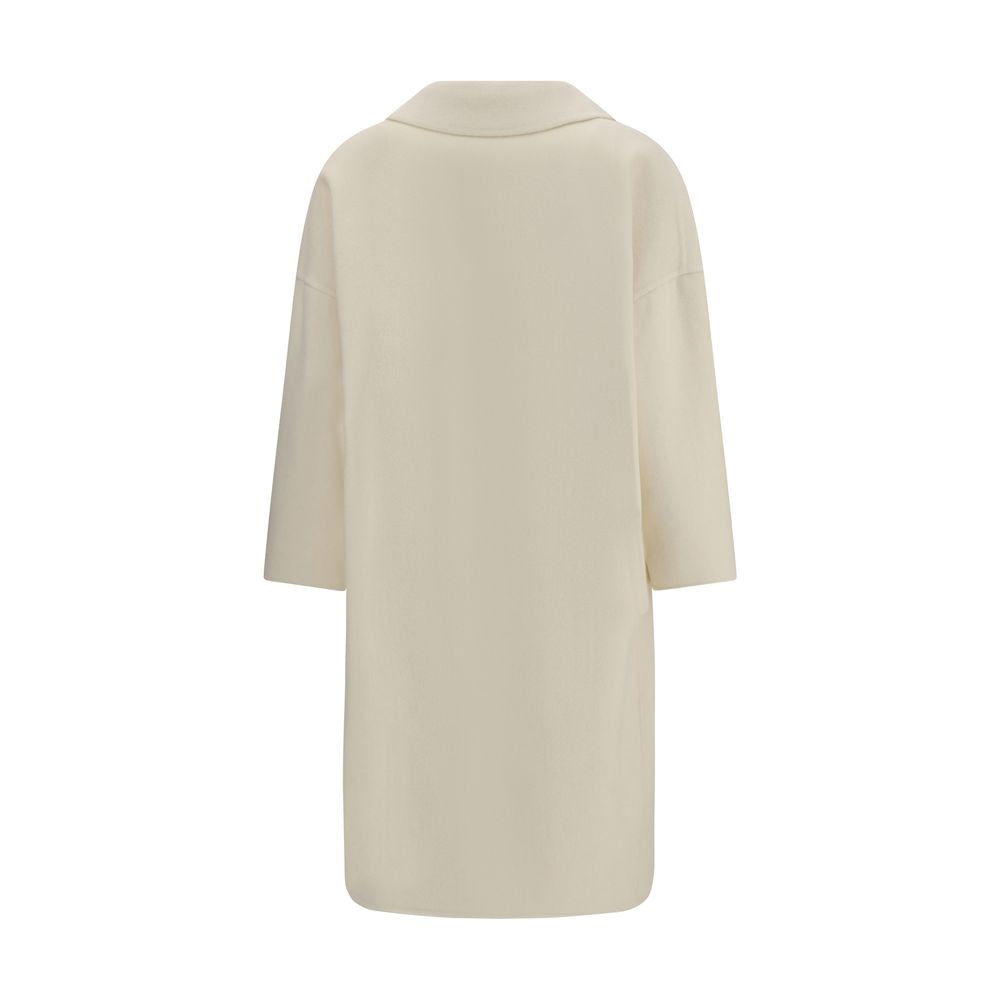 Aftercoat Cream Fleece Wool Coat | Regal Royce