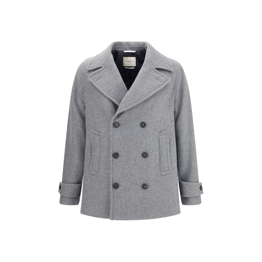 Brooksfield Gray Wool Coat | Regal Royce