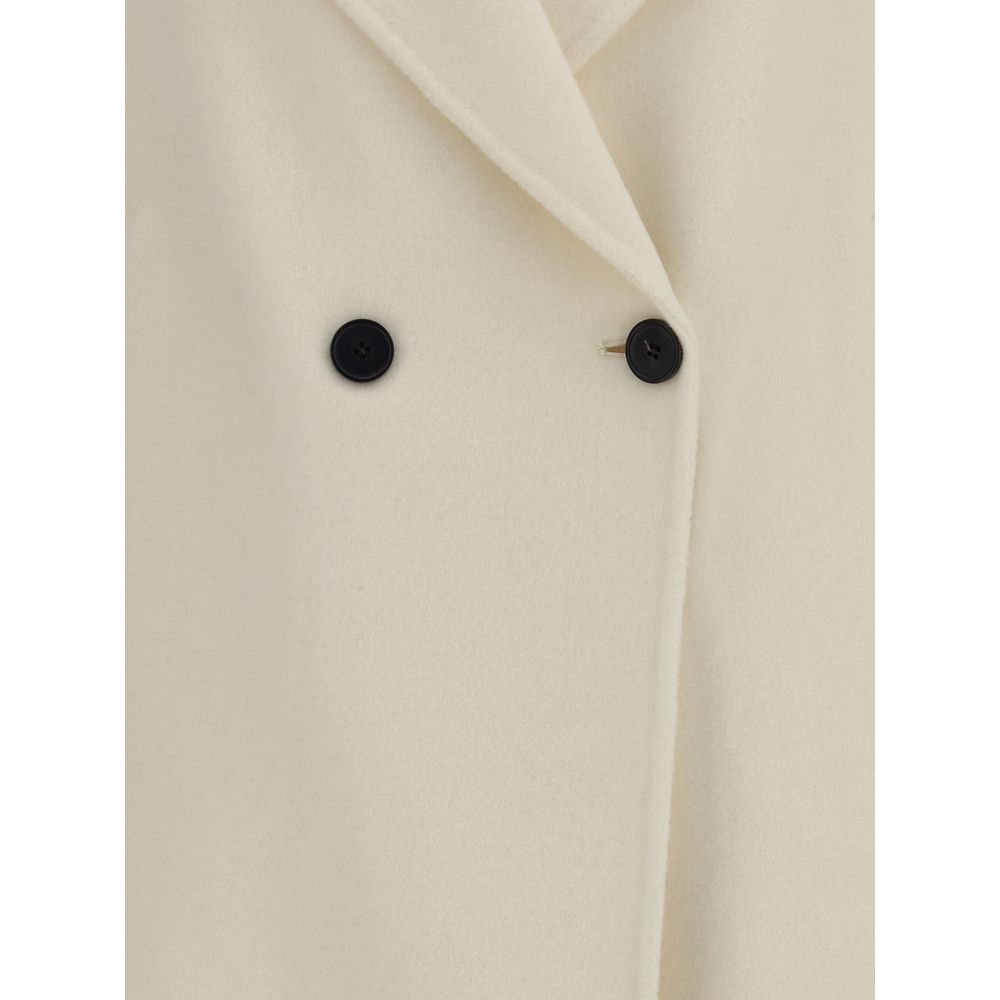 Aftercoat Cream Fleece Wool Coat | Regal Royce