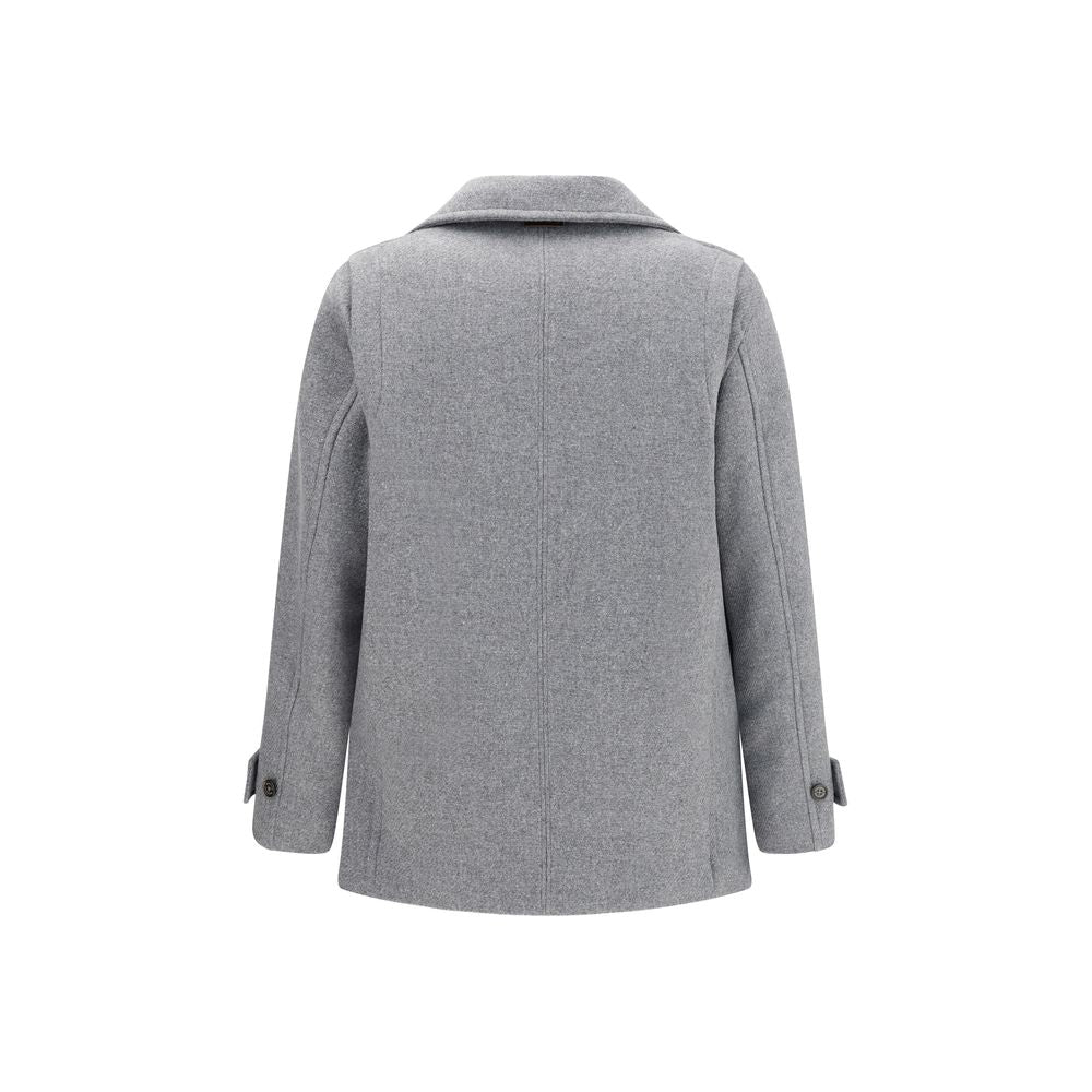 Brooksfield Gray Wool Coat | Regal Royce
