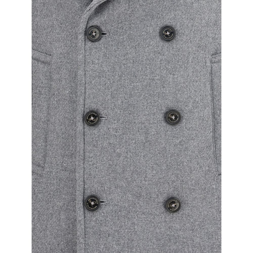 Brooksfield Gray Wool Coat | Regal Royce