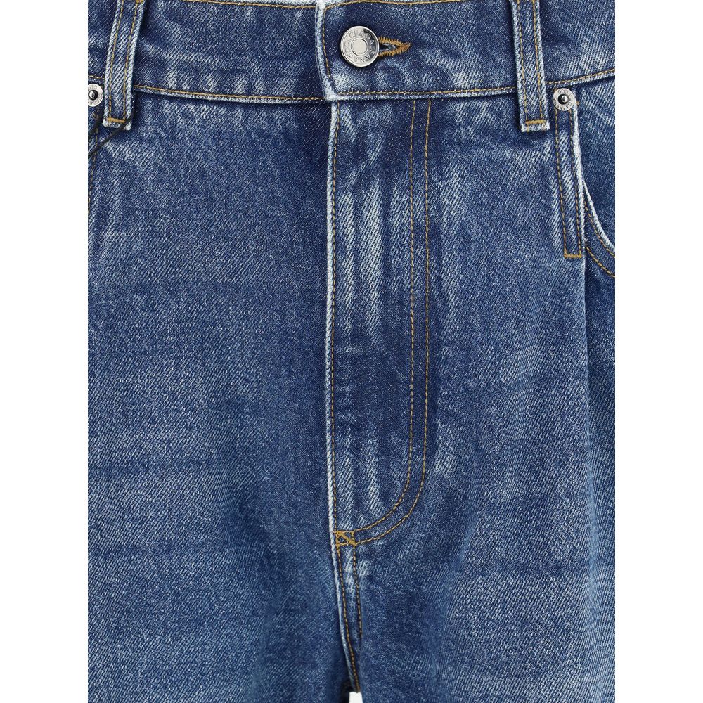 Dolce & Gabbana Blue Cotton Relaxed Fit Jeans | Regal Royce