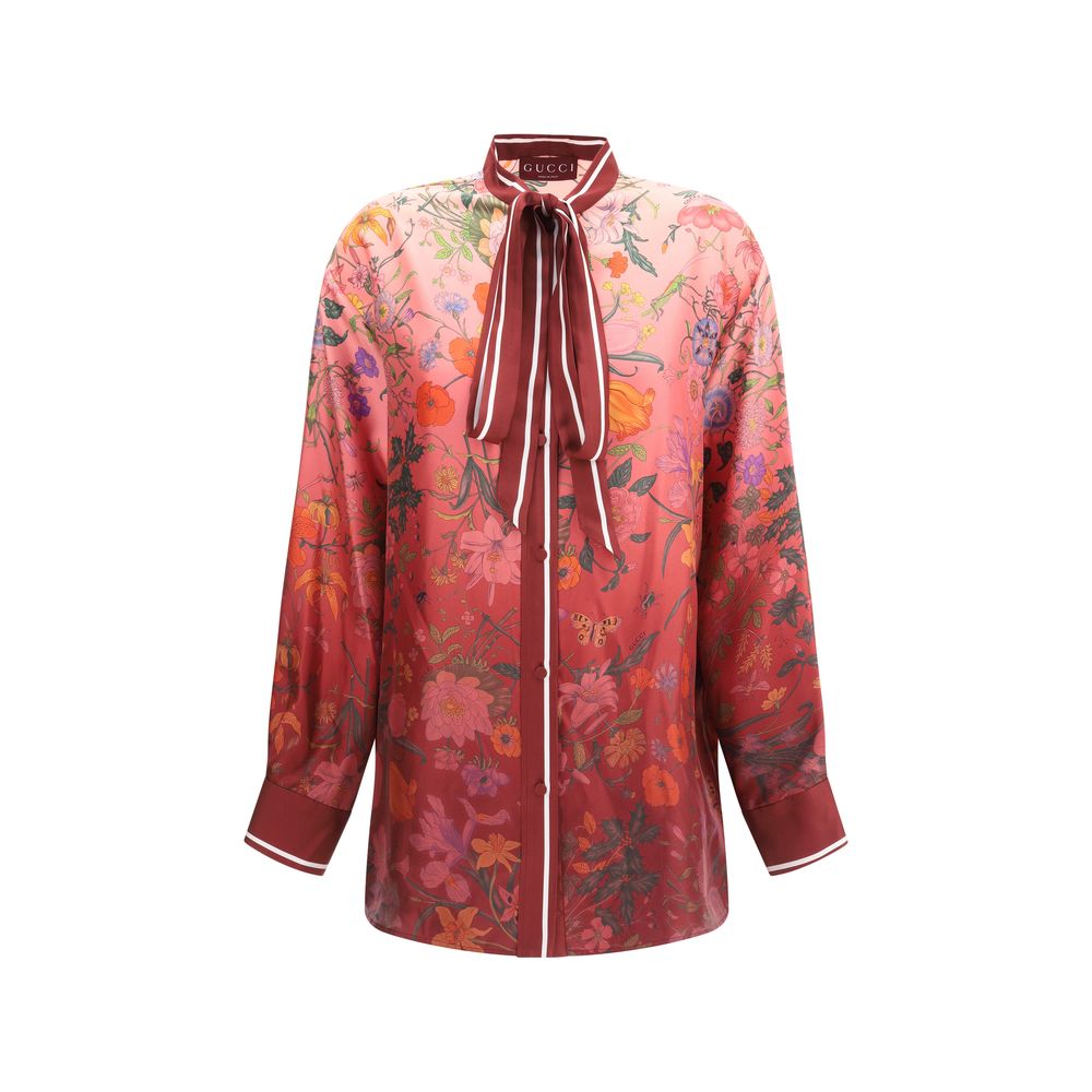 Gucci Multicolor Silk Pattern Shirt | Regal Royce