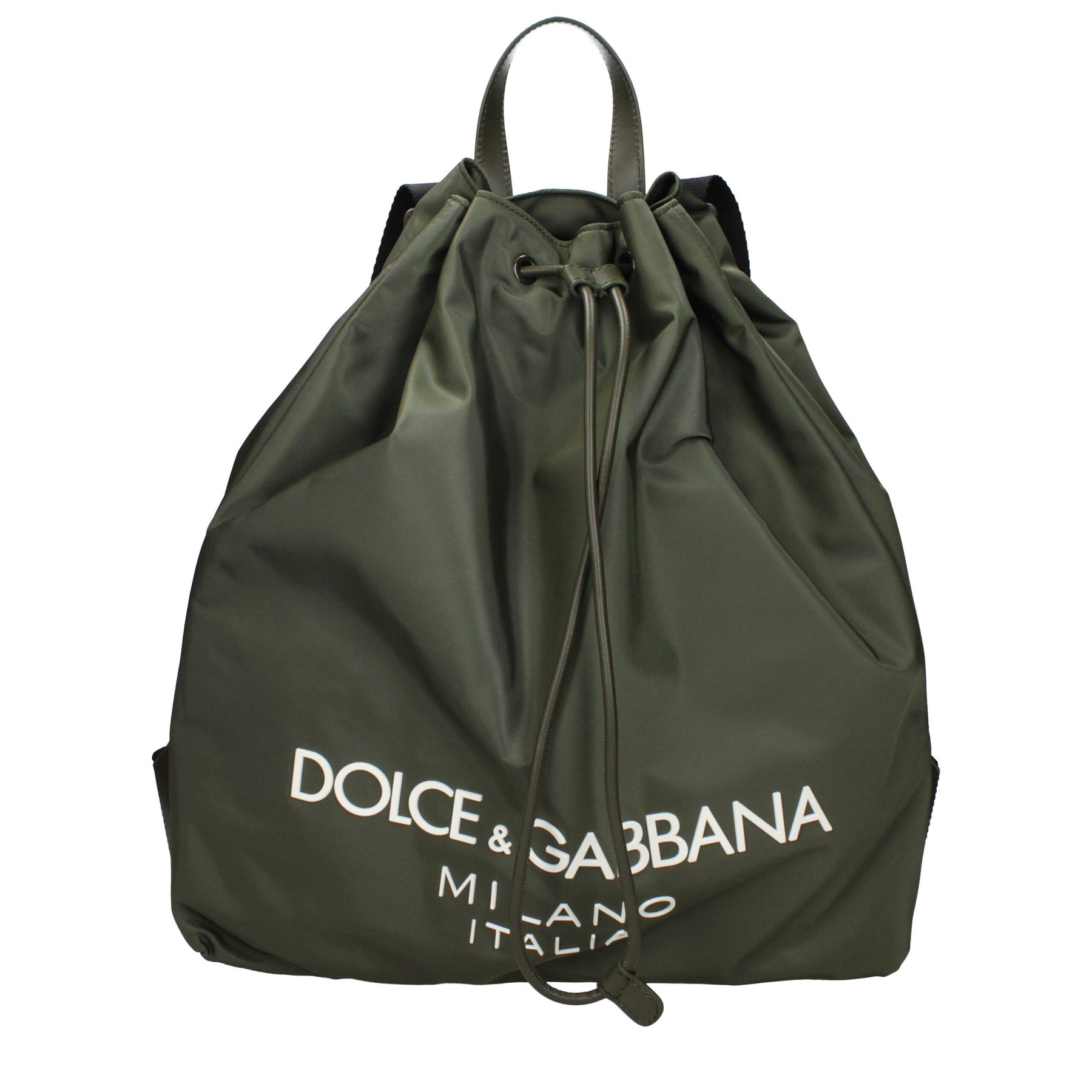 Dolce & Gabbana Green Nylon Backpack | Regal Royce