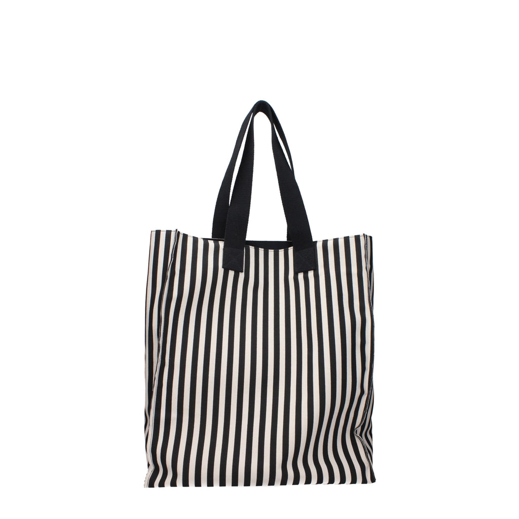 MSGM Black Fabric Shoulder Bags