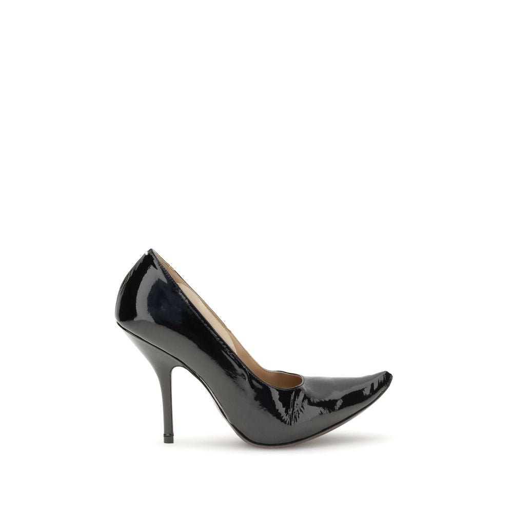 Margiela Black Calf Leather Bos Taurus Pumps | Regal Royce