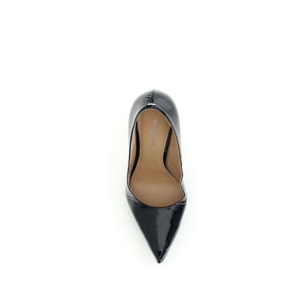 Margiela Black Calf Leather Bos Taurus Pumps | Regal Royce