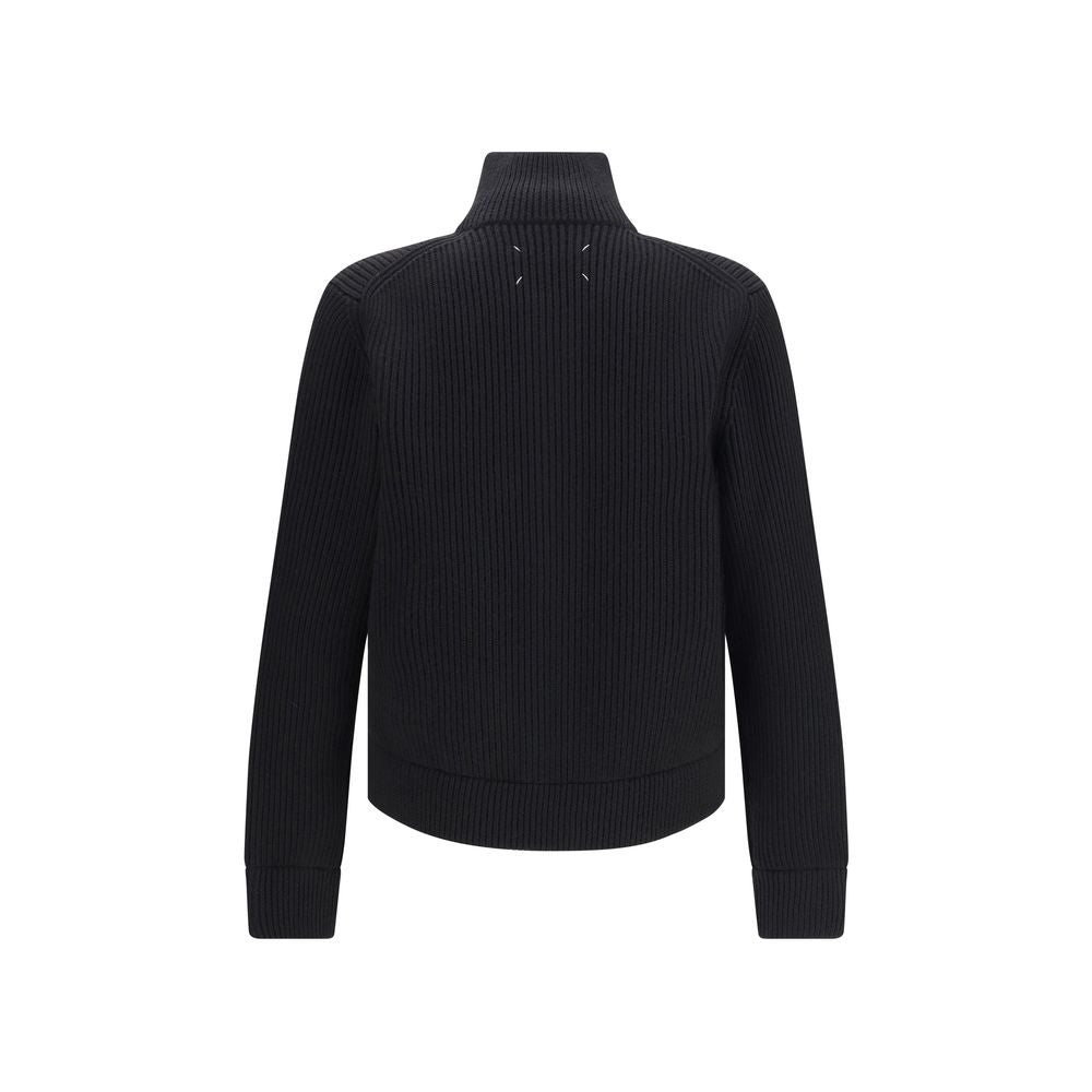 Margiela Black Cotton Cardigan