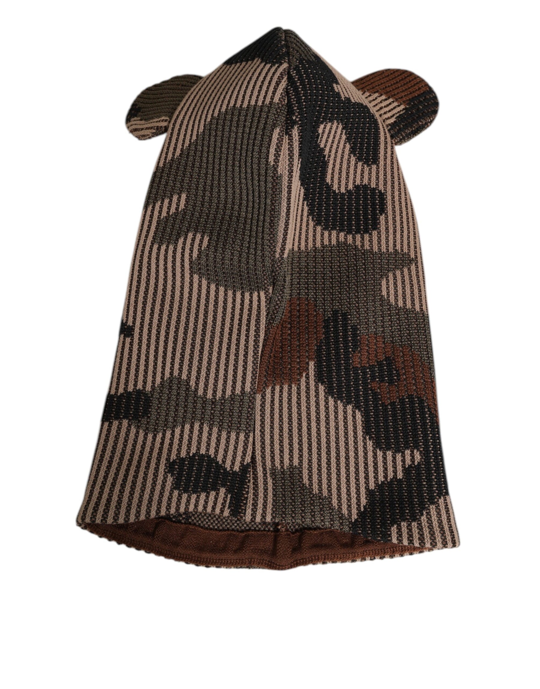 Dolce & Gabbana Multicolor Camouflage Balaclava Mask Men Cap One Size Hat | Regal Royce