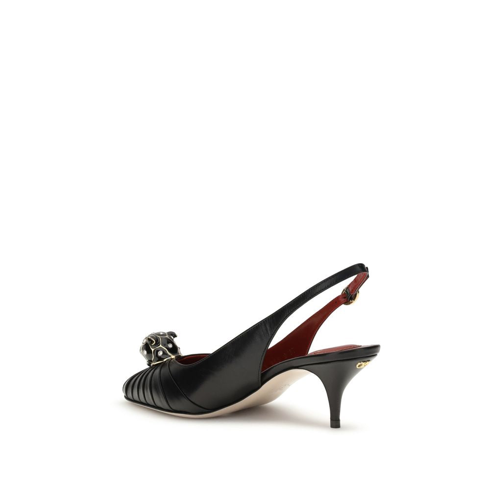 Valentino Garavani Black Leather High Heel Pumps | Regal Royce