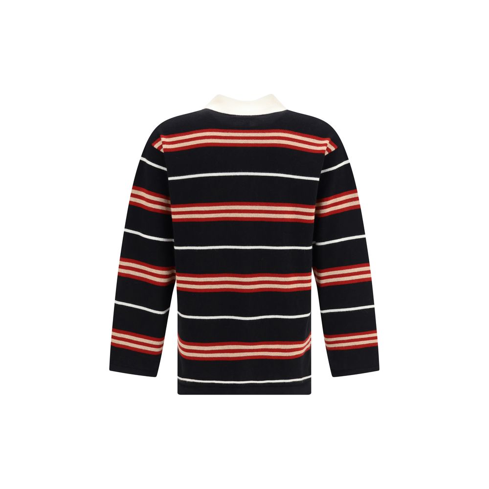 Guest in Residence Multicolor Cashmere Polo Shirt