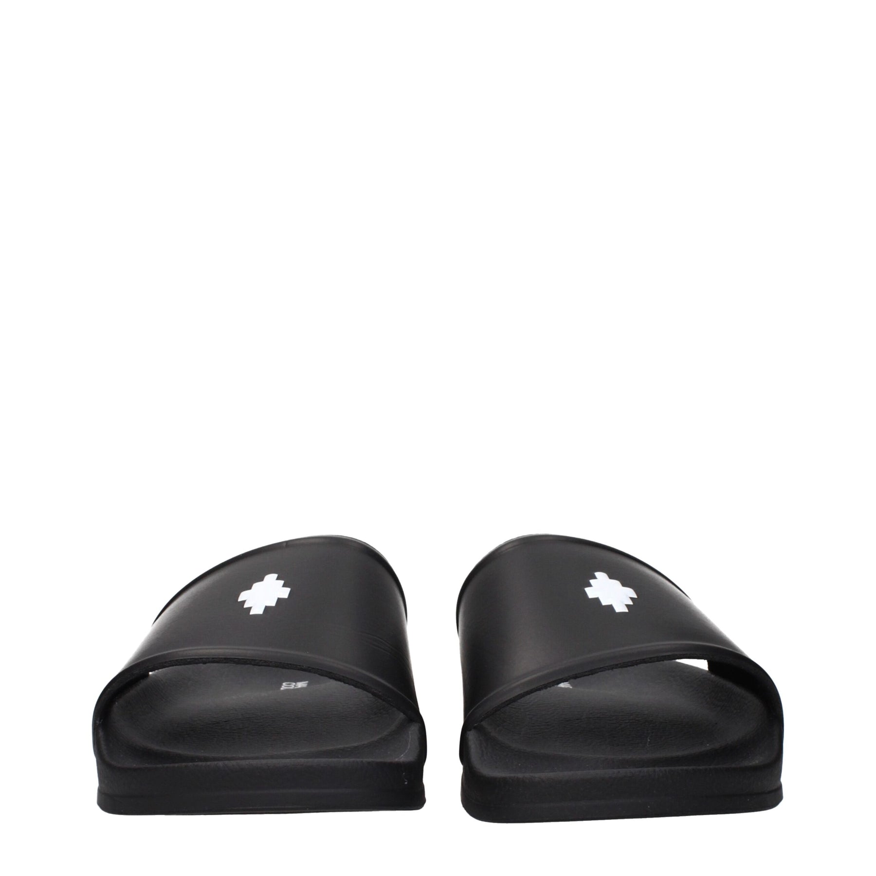 Marcelo Burlon Black Cotton Slippers | Regal Royce