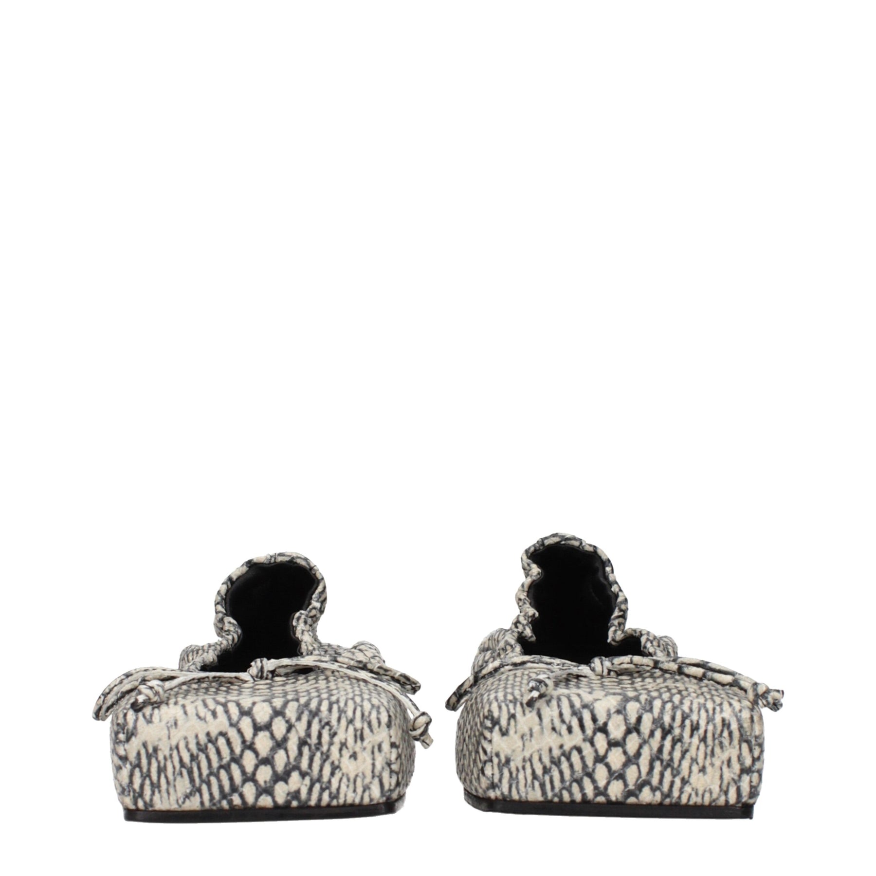 Jacquemus Beige Leather Ballet Flats | Regal Royce