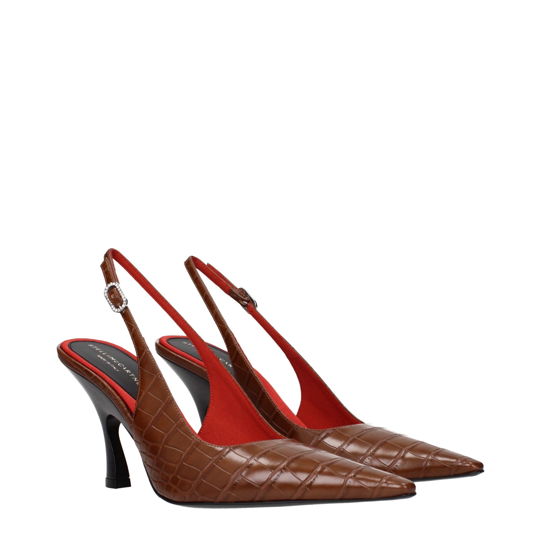 Stella McCartney Brown Leather High Heel Pumps | Regal Royce