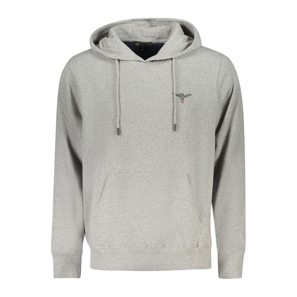 Accademia Militare Grigio Cotton Men's Hoodie Sweatshirt | Regal Royce