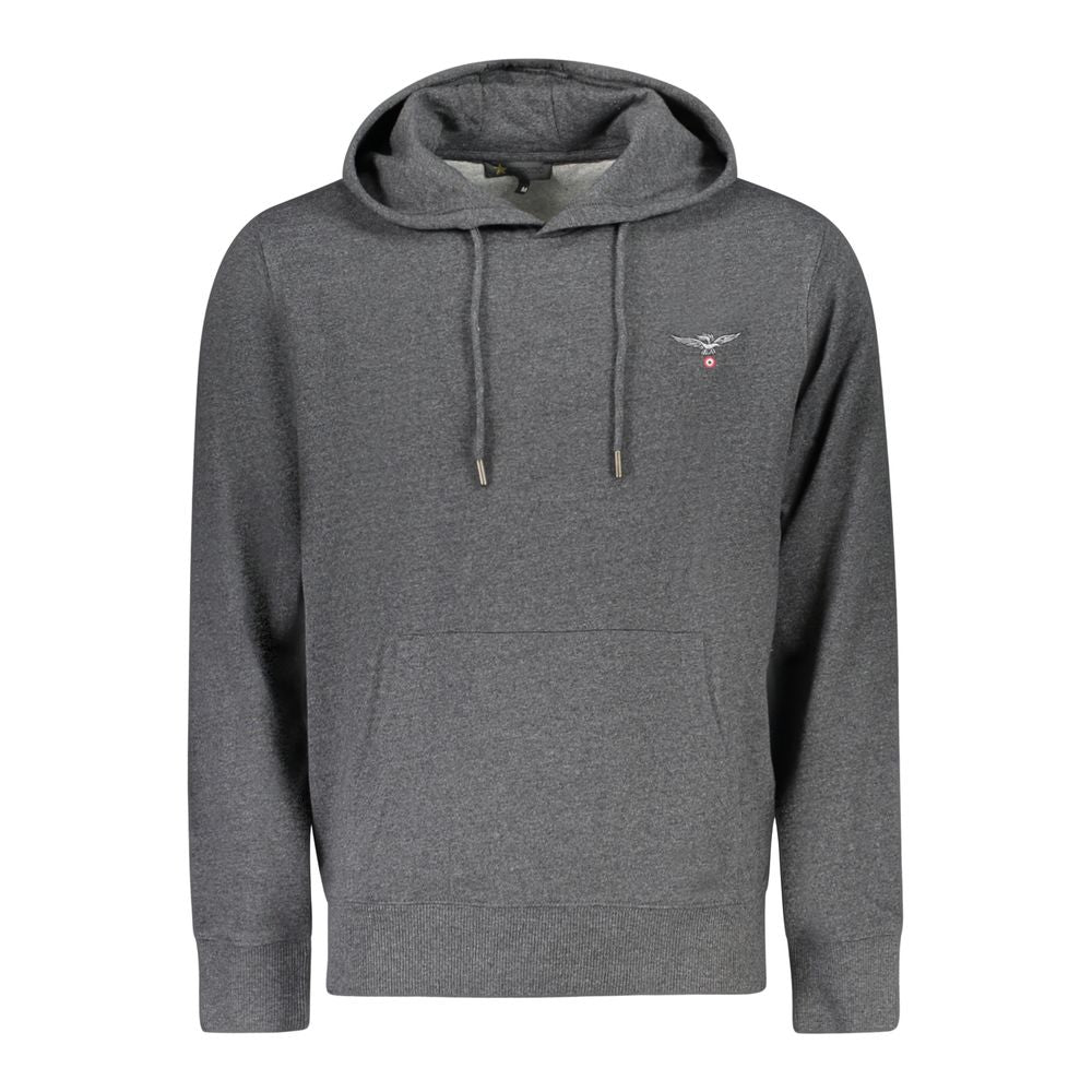 Accademia Militare Grigio Cotton Men's Hoodie | Regal Royce