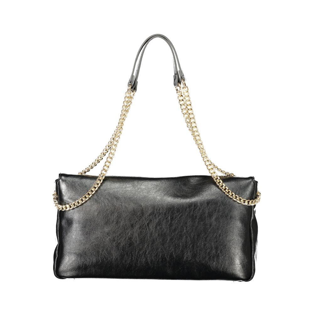 Twinset Nero Poliuretano Woman Shoulder Bag | Regal Royce