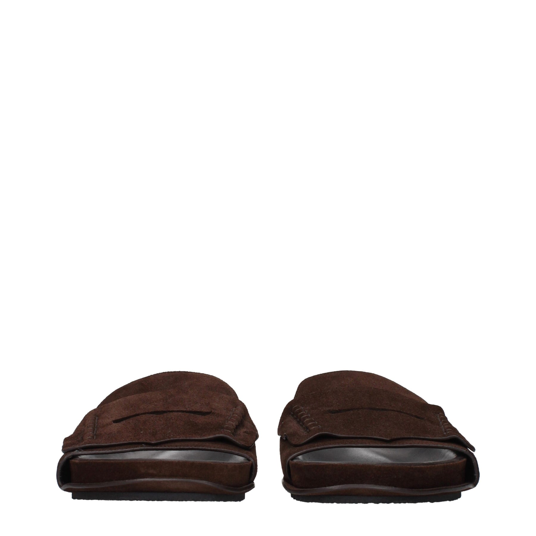 Jacquemus Brown Leather Slippers | Regal Royce