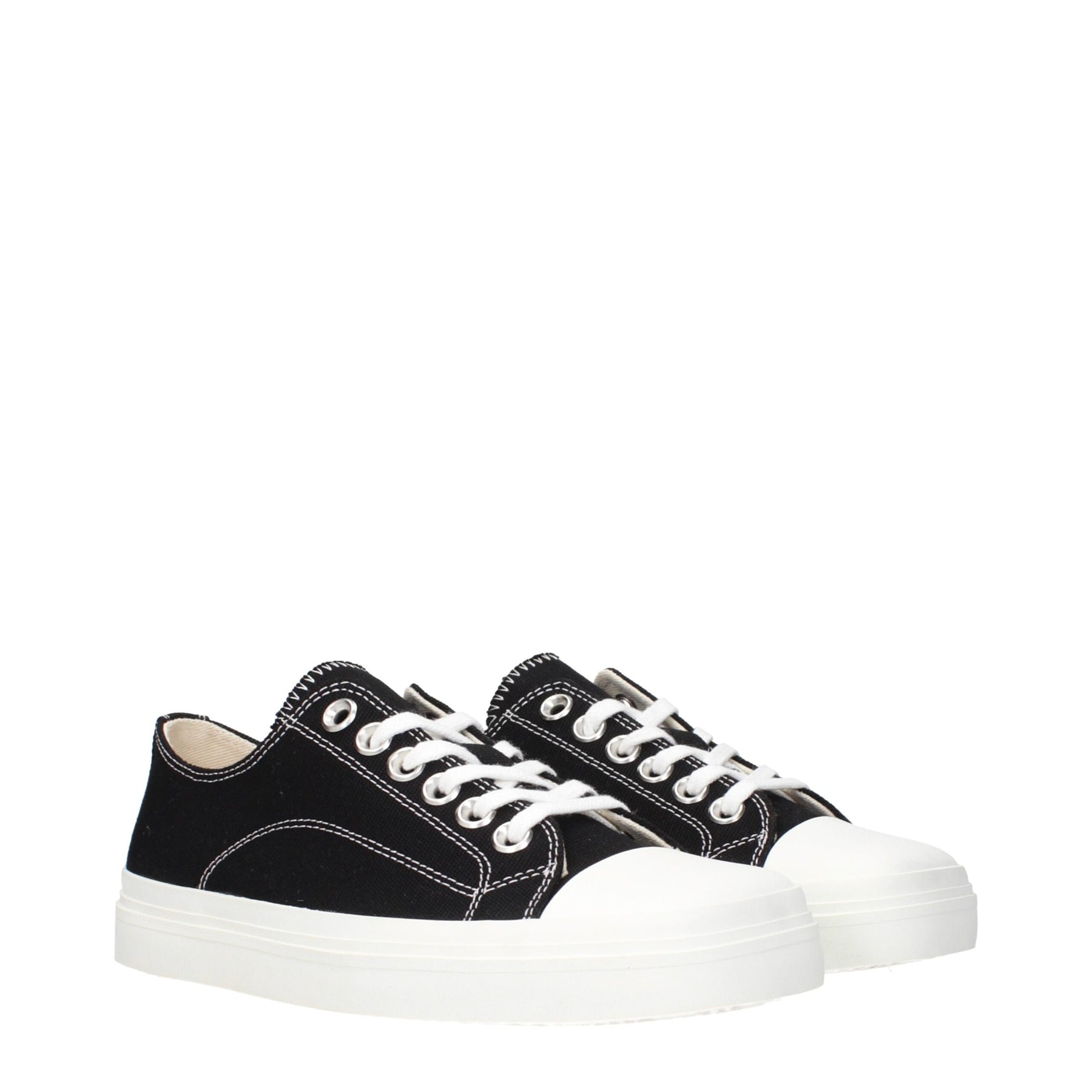Moschino Black Fabric Low Top Sneakers | Regal Royce