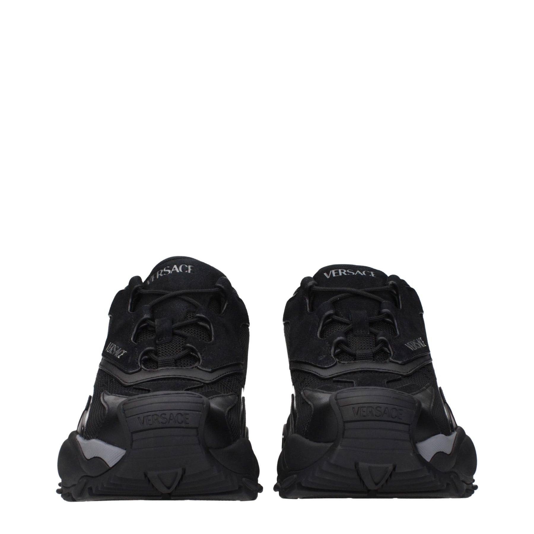 Versace Black Fabric Athletic Sneakers | Regal Royce