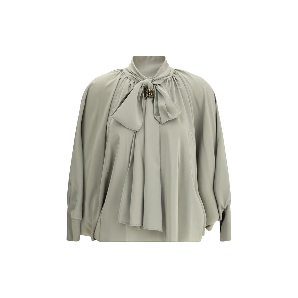 Max Mara Bicolor Silk Blouse | Regal Royce