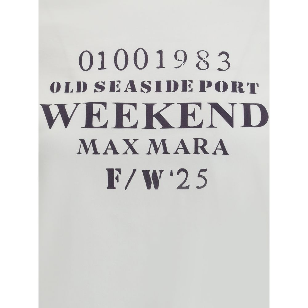 Max Mara White Cotton T-Shirt | Regal Royce