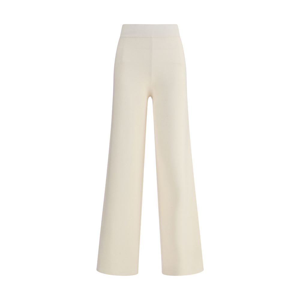 Max Mara Cream Viscose Casual Pants | Regal Royce