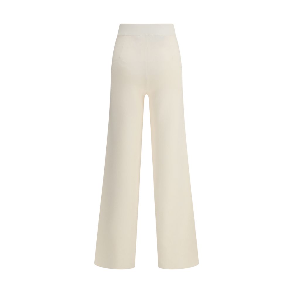 Max Mara Cream Viscose Casual Pants | Regal Royce