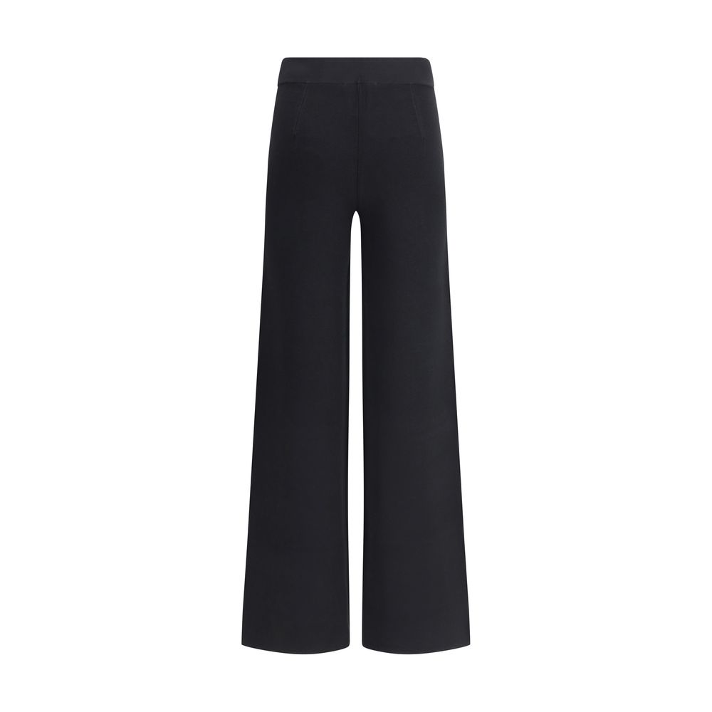 Max Mara Black Viscose Casual Pants