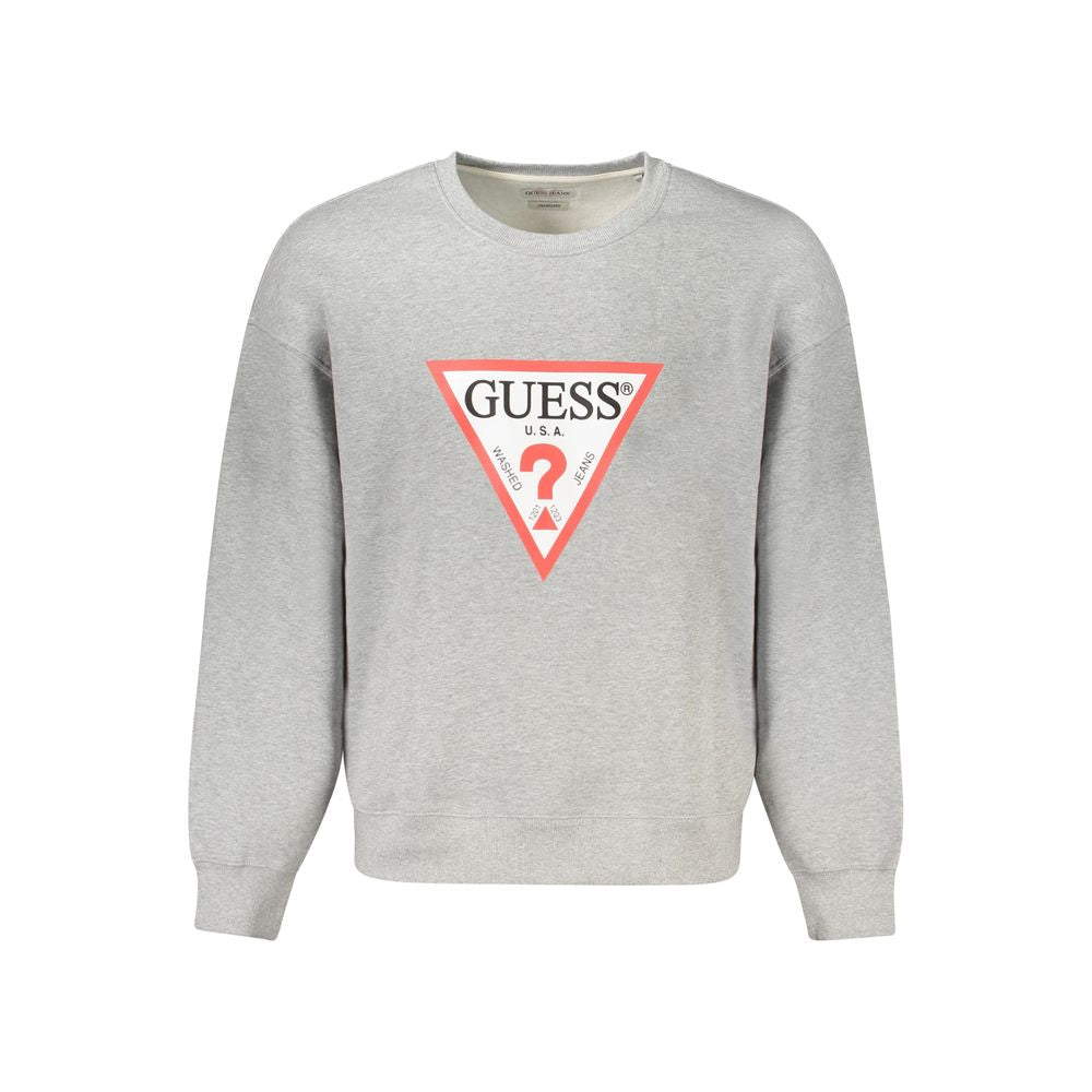 Guess Jeans Gray Cotton Men's Sweatshirt | Regal Royce