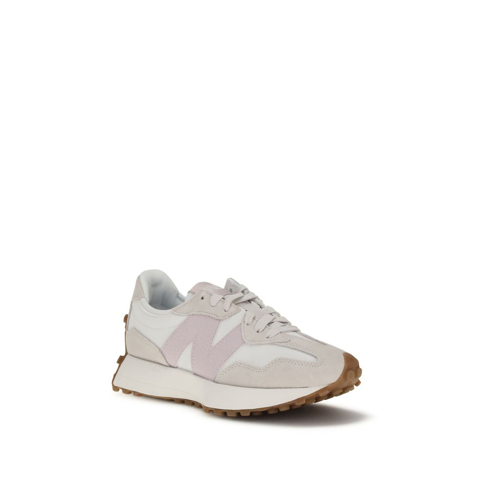 New Balance Beige Polyamide Athletic Sneakers | Regal Royce