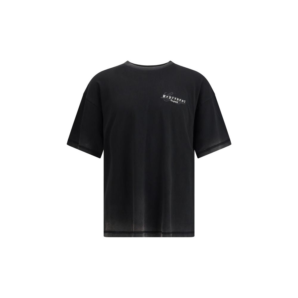 Represent Black Cotton T-Shirt | Regal Royce