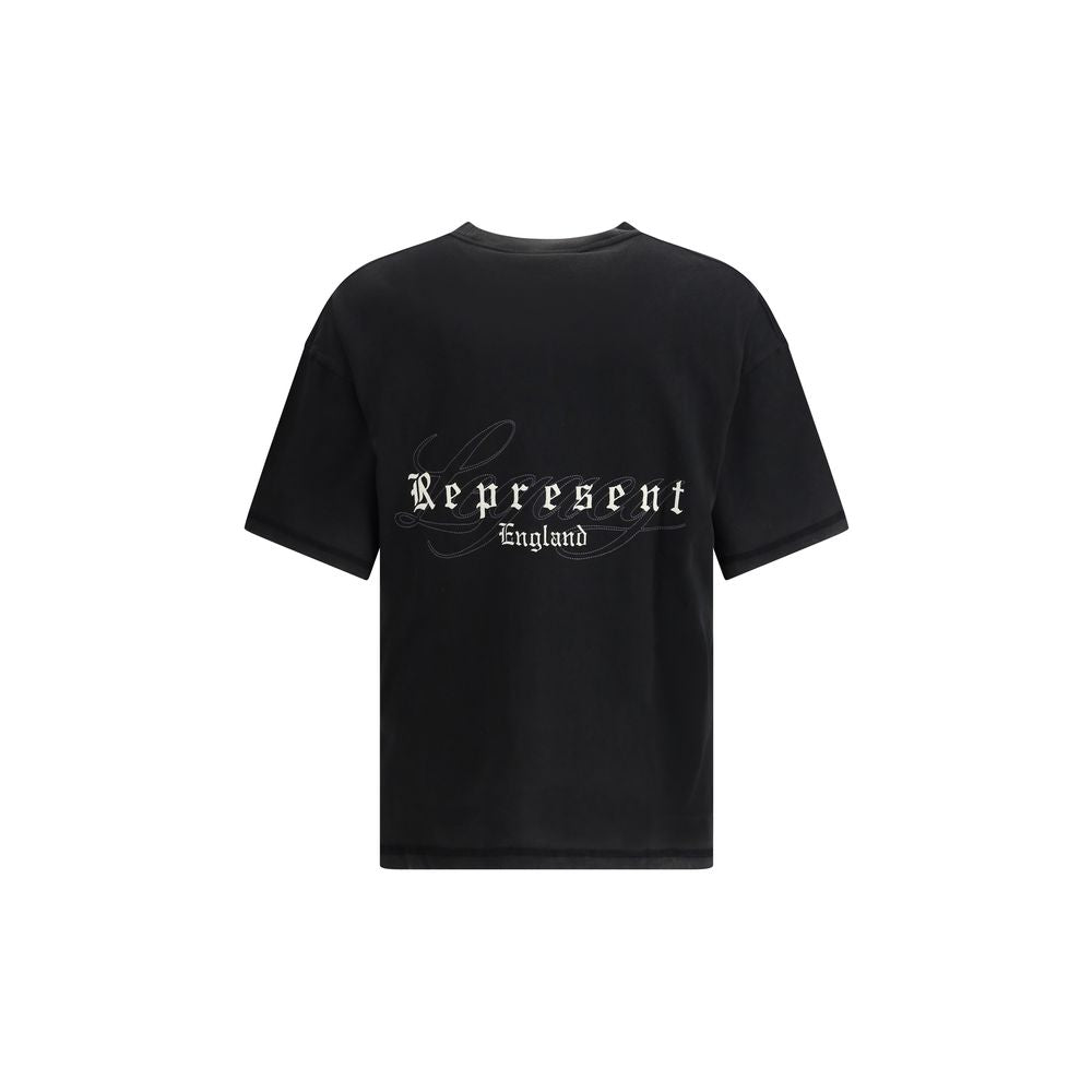 Represent Black Cotton T-Shirt | Regal Royce