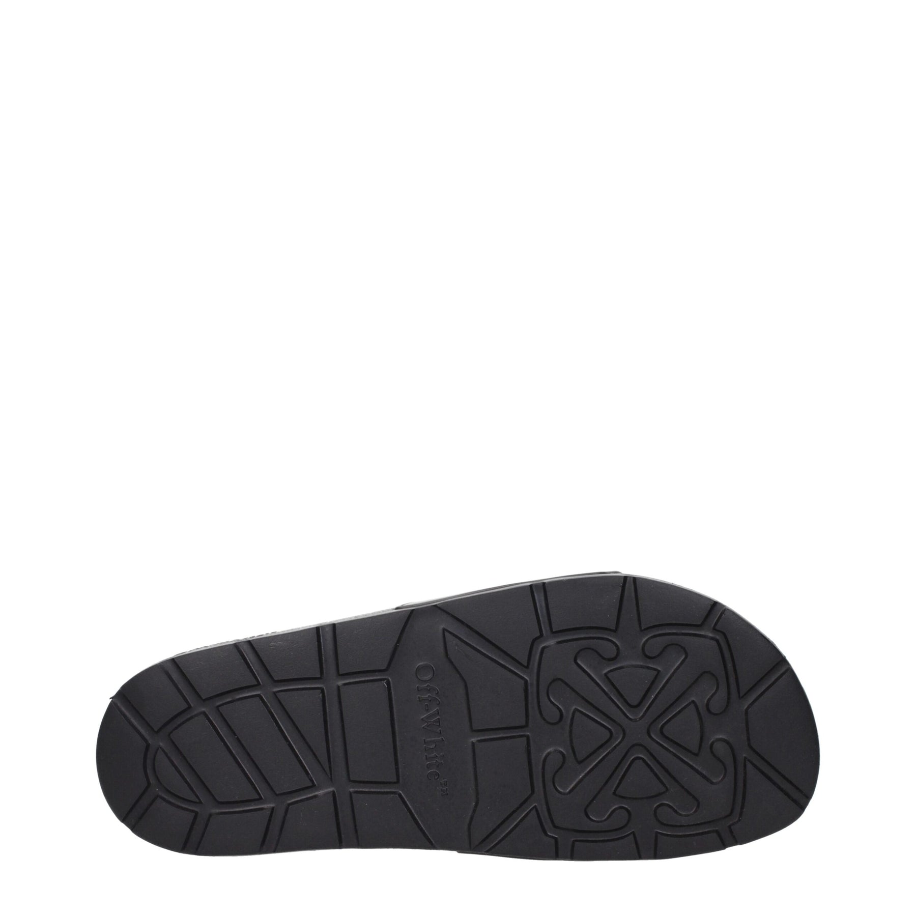 Off-White Black Cotton Slippers | Regal Royce