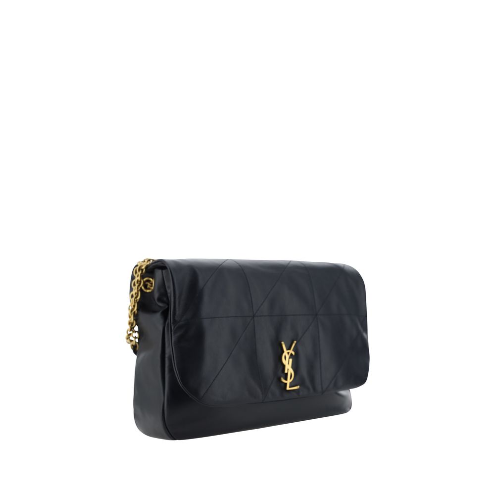 Saint Laurent Black Lamb Ovis Aries Aries Shoulder Bag | Regal Royce