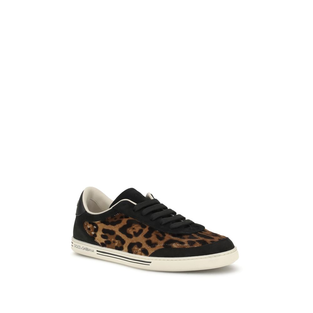 Dolce & Gabbana Multicolor Lamb Ovis Aries Aries Low Top Sneakers | Regal Royce