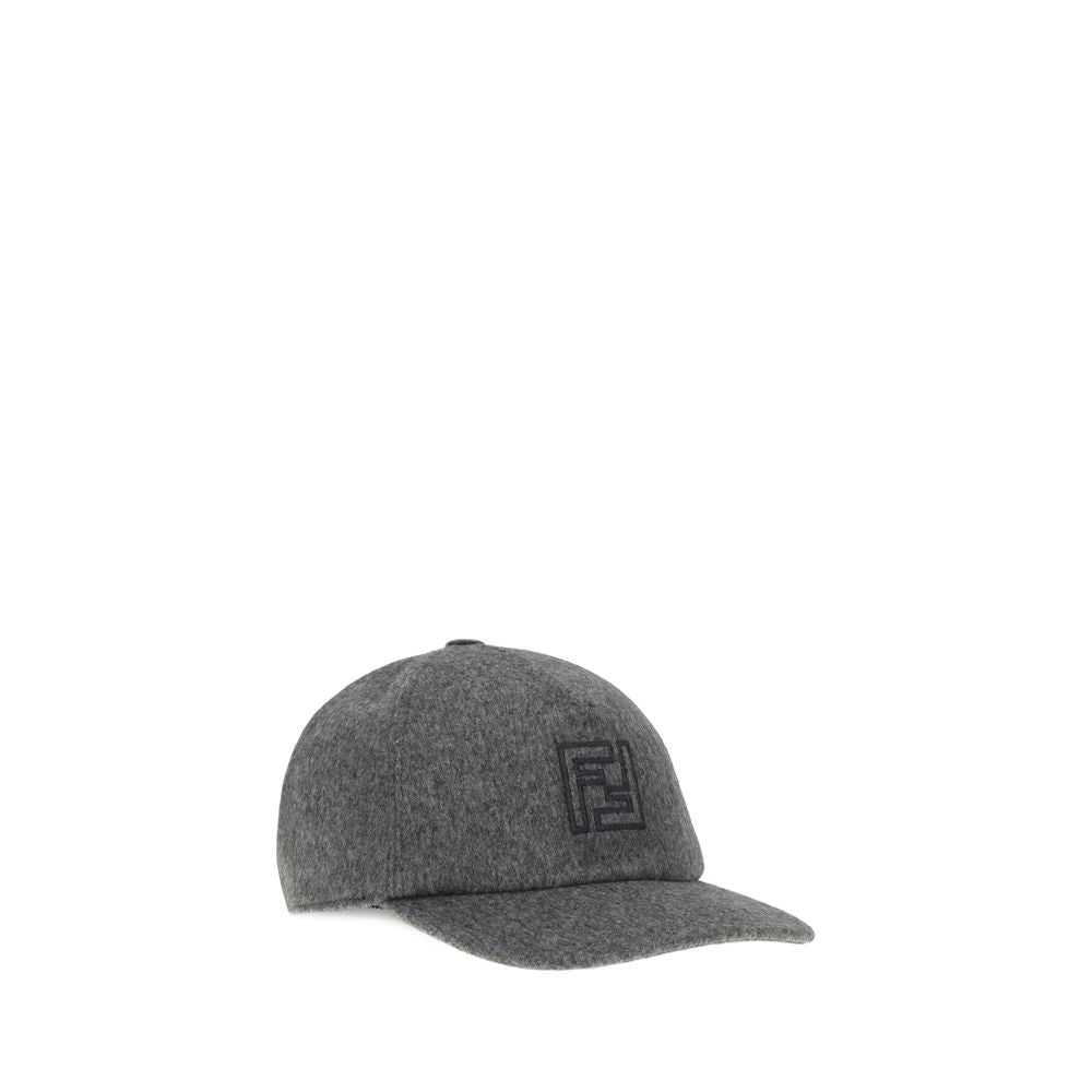 Fendi Gray Wool Cap (Baseball Hat) | Regal Royce