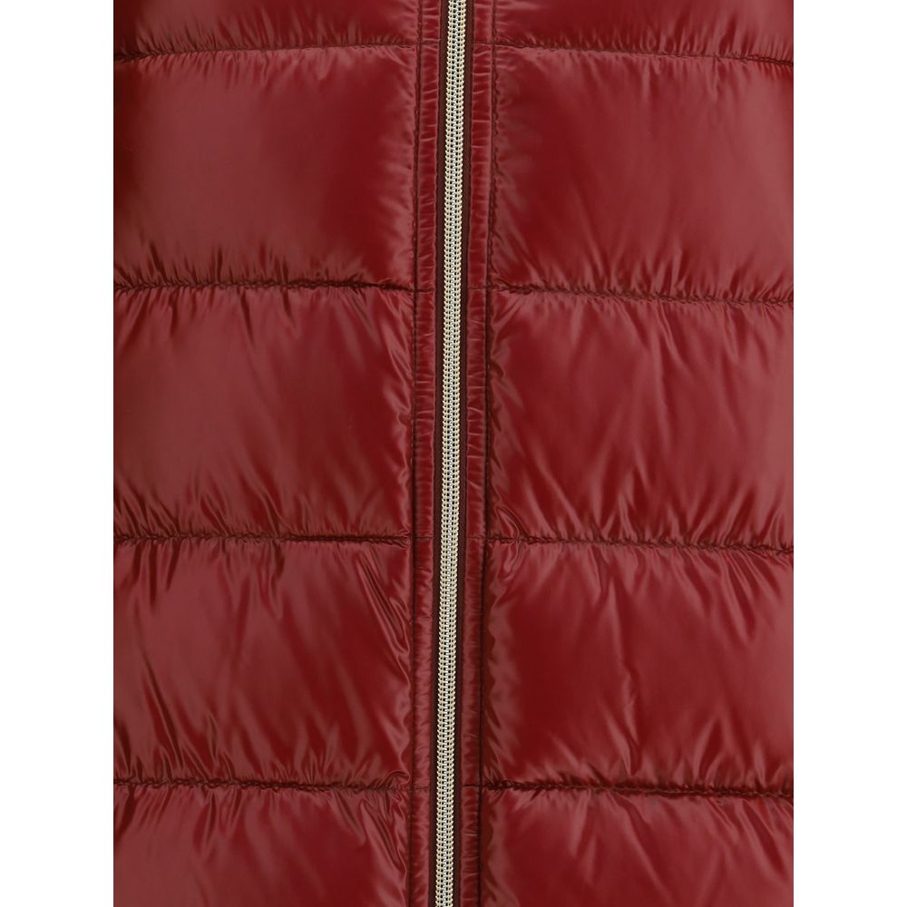 Herno Bordeaux Polyester Coat | Regal Royce