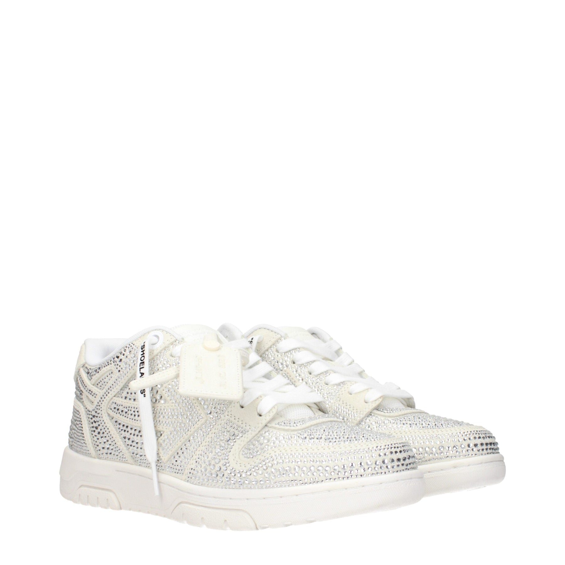 Off-White Beige Leather Low Top Sneakers | Regal Royce