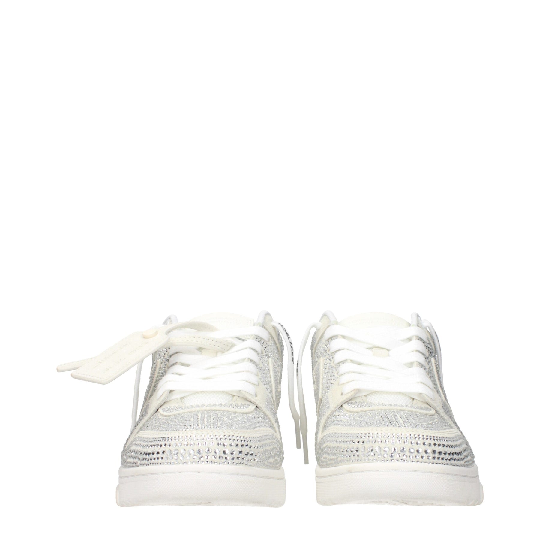 Off-White Beige Leather Low Top Sneakers | Regal Royce