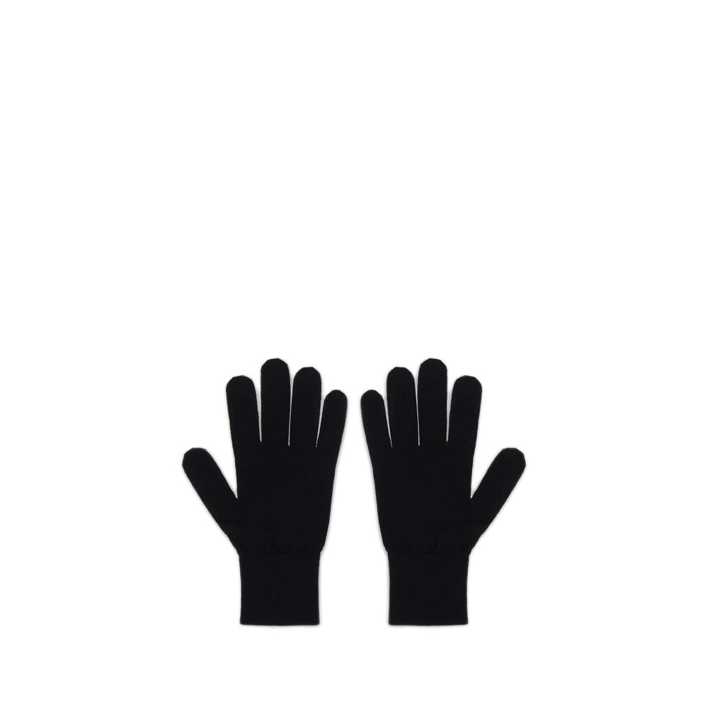 MM6 Black Wool Gloves | Regal Royce