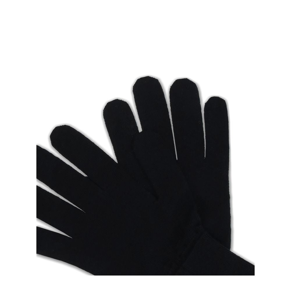 MM6 Black Wool Gloves | Regal Royce