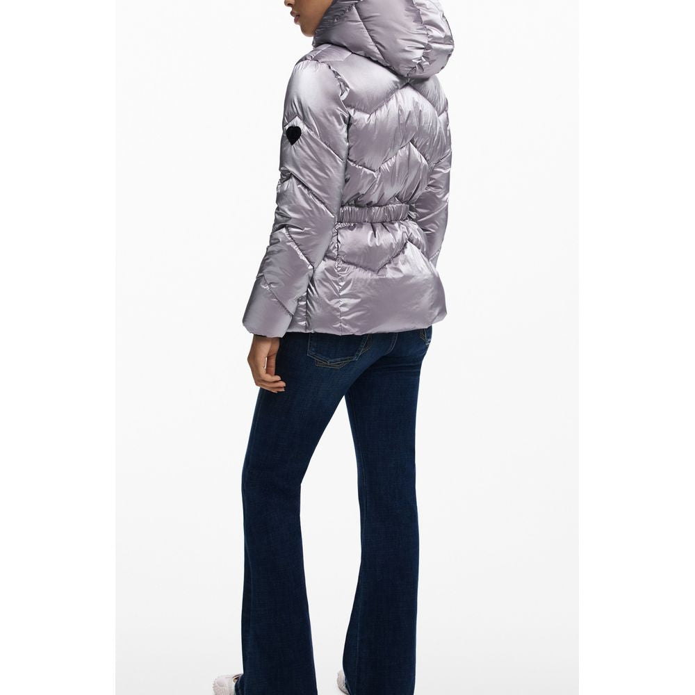Desigual Pink Polyethylene Jackets & Coat